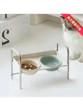 猫用陶器食器【猫用高脚皿・転倒防止・大容量水入れ】
