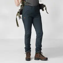 Fjällräven レディース ストレッチカジュアルパンツ【アウトドア・耐久性・タイトフィット・ハイキング用】