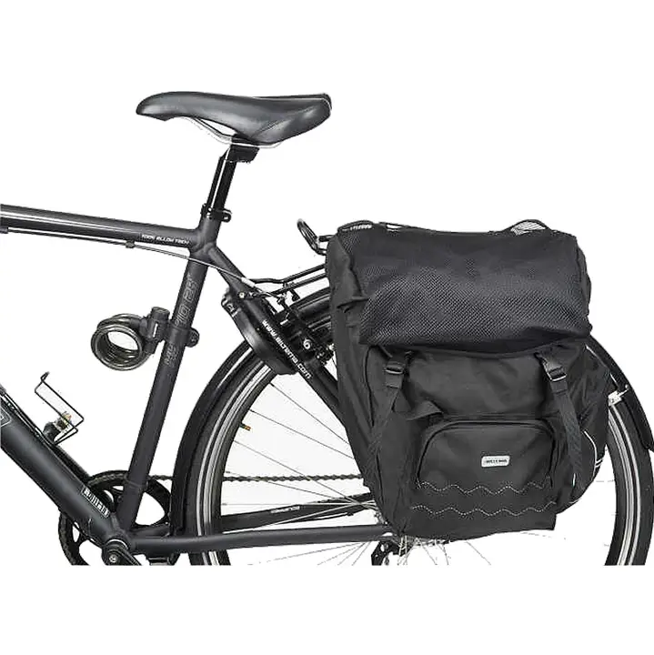 自転車用フロントバッグ【片側タイプ・リアキャリア対応・サイクリング用】