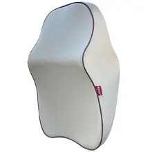 記憶棉製 車用ヘッドレスト＆腰サポートクッション【オールシーズン対応・装飾用】