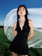 breeze holiday 理想的な体型を実現！女性用ワンピース水着【体型カバー・リゾートスタイル・極上の柔らかさ】