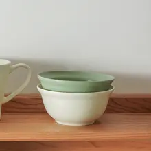 4.5寸 陶瓷製 米飯茶碗【家庭用・美しいデザイン・高級感】