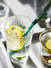 ガラスカップ ミルクティー カップ 透明 創造的 個性的 トレンディ