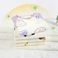 赤ちゃん用 薄手連体寝間着【純綿・夏用・防踢対策】