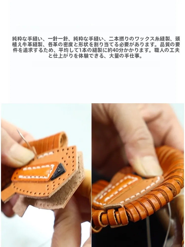 レザー製ライオン座キーホルダー：ヴィンテージ風デザインでメンズ・レディースに適したおしゃれなキーホルダー
