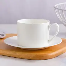 景徳鎮製 ピュワイト骨董磁器 コーヒーカップセット【スプーン付き・シンプルデザイン・ティータイム用】