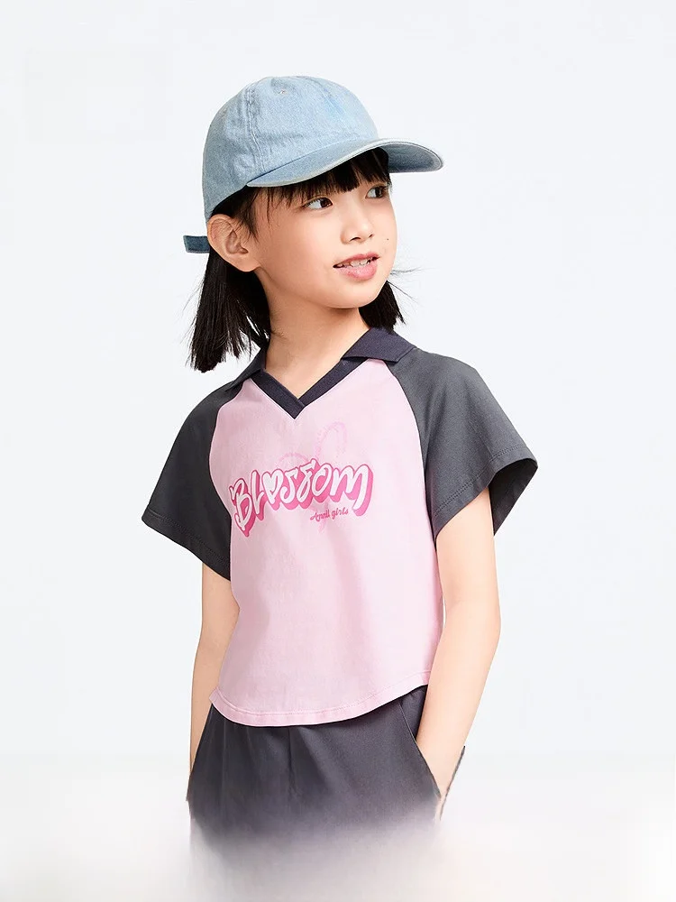 ピンクポロシャツの選定ガイド：子供用翻領短袖POLOシャツ【夏用・柔らかいコットン】
