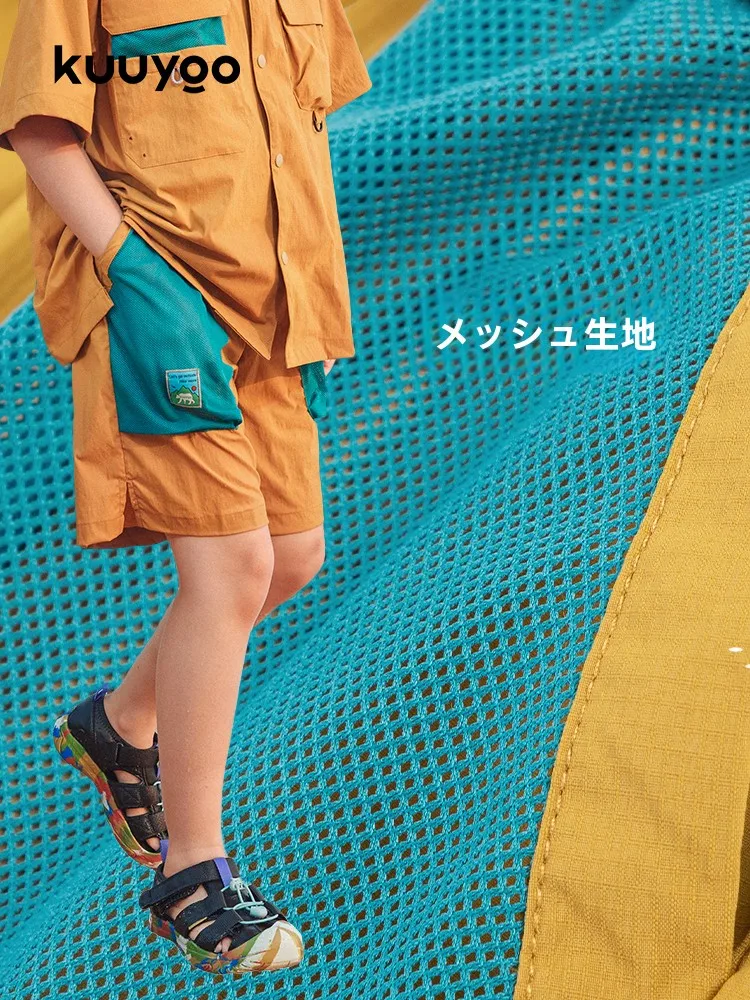 子供用夏キャンプウェアセット：通気性と快適性を重視したアウトドアファッション