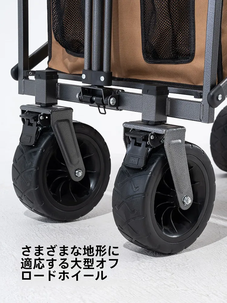 アウトドア折りたたみキャンピングカー：子供向けピクニック・旅行に最適な軽量設計