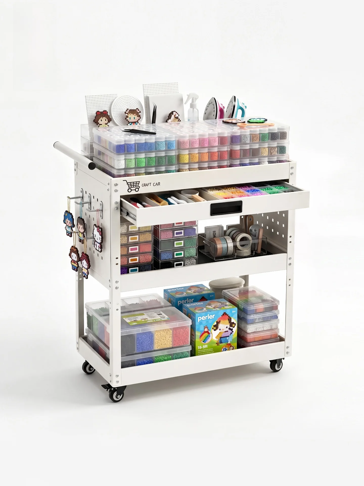 ニッチ DIY で実現可能な収納解決策：多層式移動収納ワゴンの実用性と適用シーン