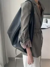 高級感のあるシンプルなトートバッグ【女性用・大容量・秋冬用・ソフトレザー】