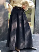 高ウエストの美シルエット！プリーツデザインのロングスカート【エレガント・フレンチスタイル・ゆったりフィット】