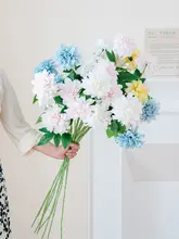 3頭ダリアの造花【インテリア装飾・リビング・ダイニング用】
