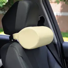 車用 円柱型ネックピロー【記憶フォーム・快適なサポート】