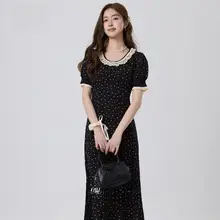 洗練されたデザイン！フラワープリントの夏用ロングドレス【エレガント・シフォン風・袖なし】