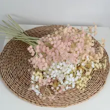 81本の小星星デザインの造花【プラスチック製・忘れな草・インテリア装飾用】