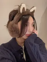 可愛い猫耳デザインの耳あて【秋冬用・防寒・学生向け】