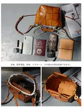 レトロかわいい牛革バケットバッグ野菜かごマザーバッグ