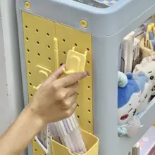 可愛らしいデザインの移動式収納ワゴン【フロアスタイル・多層構造】