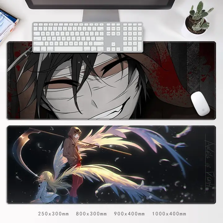 殺戮の天使デザインの大判マウスパッド【オフィス・デスク用・アニメ関連】