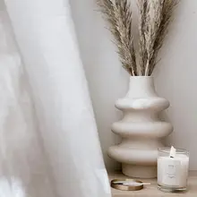 Homeside 素焼きドットデザイン花瓶【水栽培用・北欧スタイル・インテリア装飾】