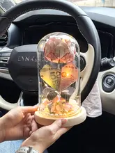 手作りガラスドーム入りバラの花【プレゼント・誕生日用】