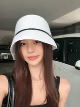 春夏用 編み込みバケットハット【UVカット・女性用・小顔効果】