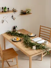 フェイクフラワー 蕨葉と草の装飾リース【室内用・結婚式装飾・プラスチック製】