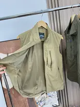 防水加工のアウトドアベスト【秋用・通気性・カジュアルデザイン・メンズ用】