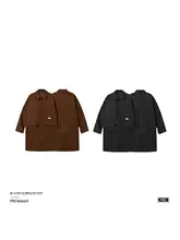ウールコート ユニセックス ラグランスリーブ ベーシック ミディアム丈 冬 カップル 「PSO Brand」