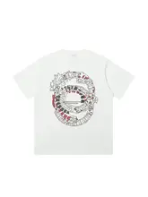 ジャングルトラデザインの国風龍柄Tシャツ【高街スタイル・黒・半袖】