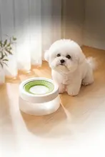 hipidog 犬用給水ボウル フローティング 水ハネ防止 口元が濡れにくい 小型犬用 ペット 給水器