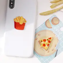 カートゥーンのお菓子刺繍パッチ【DIY用・スマホケースや手帳の装飾に】
