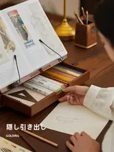 イーゼル デスクトップ 家庭用 折りたたみ式 無垢材 ポータブル 子供用 美術学生専用