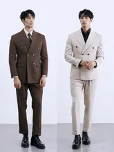 ビジネスカジュアル用 メンズストレートパンツ【撥水・ブラック・スリムフィット・イタリアンスタイル】