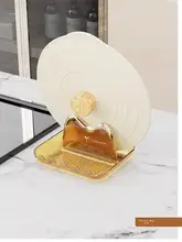 多機能鍋蓋スタンド【キッチン用・省スペース収納・調理器具置き】