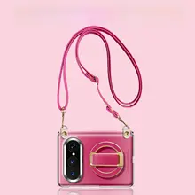 高級感あふれるグラデーションデザインのスマートフォンケース【磁気充電・スタンド機能付き・全包型】