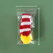 ペット用クリスマスニットストライプスカーフ【猫・犬・ウサギ用・保温性・厚手】