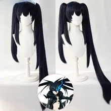 コスプレ用ウィッグ【黒岩射手風・青黒・双馬尾】