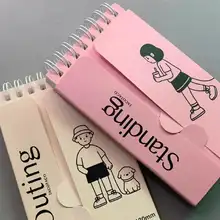 持ち運びに便利な厚手の横罫ノート【英単語学習用】