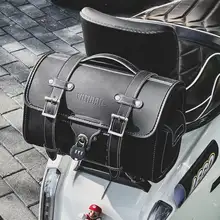 バイク用リアバッグ【レトロデザイン・取り付け簡単・大型収納】