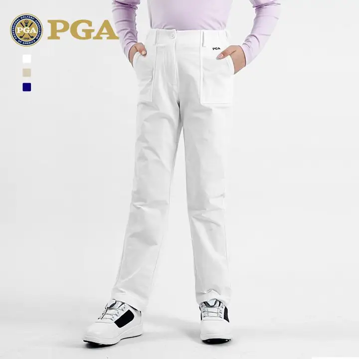 pgm 子供用 ゴルフパンツ【ストレートデザイン・カジュアルスタイル・秋用】（セットアップ対応）