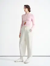 感あふれる柔らかいシルエットのトルコ製九分丈デニムパンツ