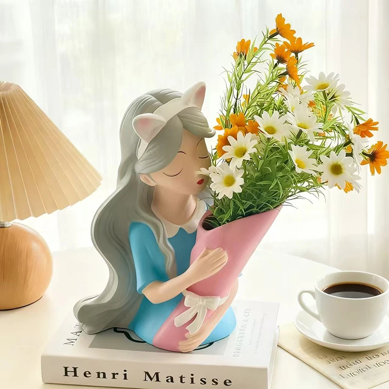 おしゃれな花をどう選ぶ？北欧風の少女置物が、日常の心を癒す理由