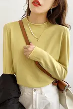 リブハイネックニットトップス【秋冬・極上の柔らかさ・長袖・重ね着対応】