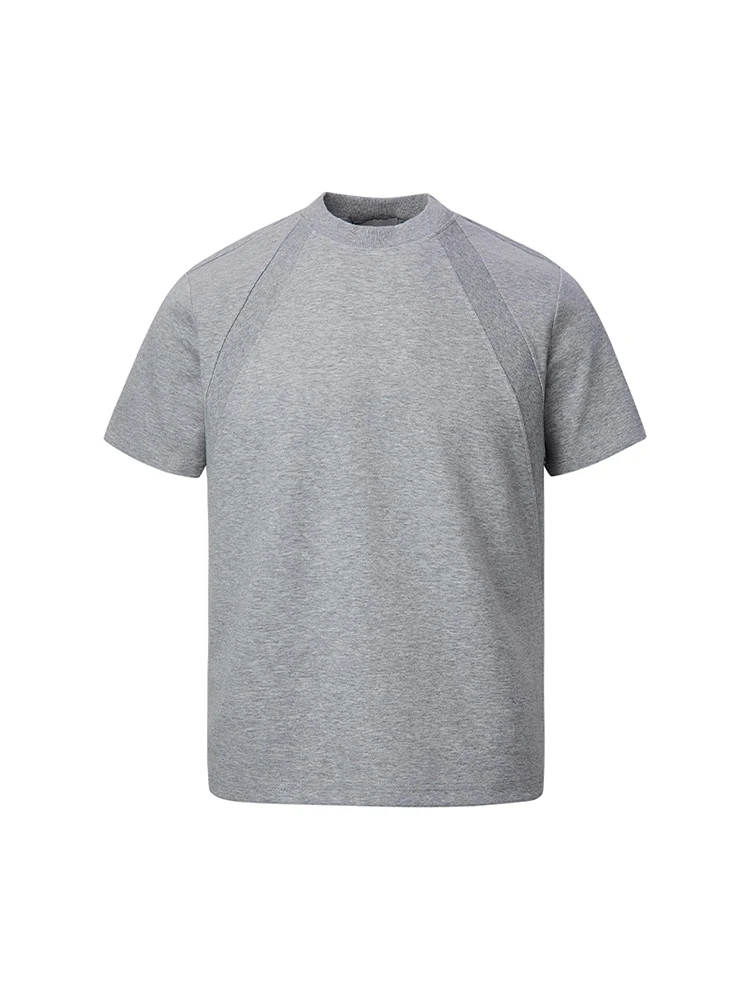 オーストラリア産アクリル空気層Tシャツ：ボックスシルエットで抗皺・親肤性を実現
