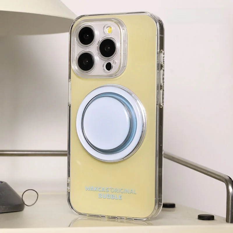 カラフルバブルモバイルマグネットスタンド：伸縮式デザインとオリジナルカラーの実用性解析