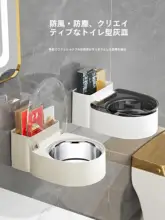 壁掛け式ステンレス製灰皿【フタ付き・家庭用・防風設計】