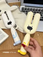 防静電 マッサージクッション付き レディースヘアブラシ【可愛いデザイン・学生向け】