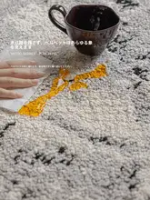 防水・防汚のモダンシンプルリビングカーペット【高級感・お手入れ不要・ソファやテーブル用】